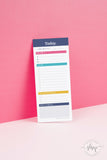 To-Do List Notepad • Daily Top Priorities •  Appointments List