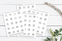 spice jars round stickers printable